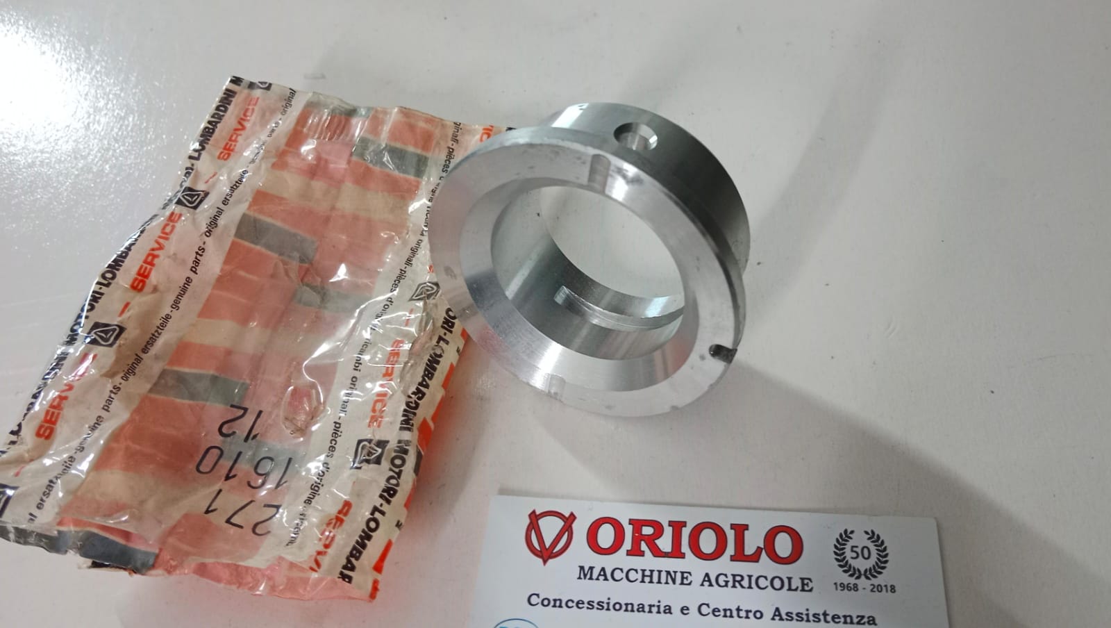 BRONZINA PER MOTORE LOMBARDINI D. INT. 41 mm D. EST. 54 mm SP 27 mm